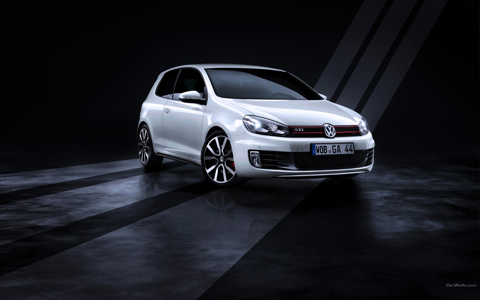 cars, Vehicles, Volkswagen, White, Cars, Volkswagen, Golf, Front, Angle, View Wallpaper