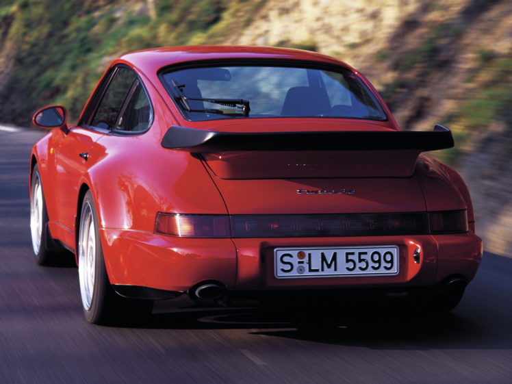 1992, Porsche, 911, Turbo, Coupe,  964 , Supercar HD Wallpaper Desktop Background