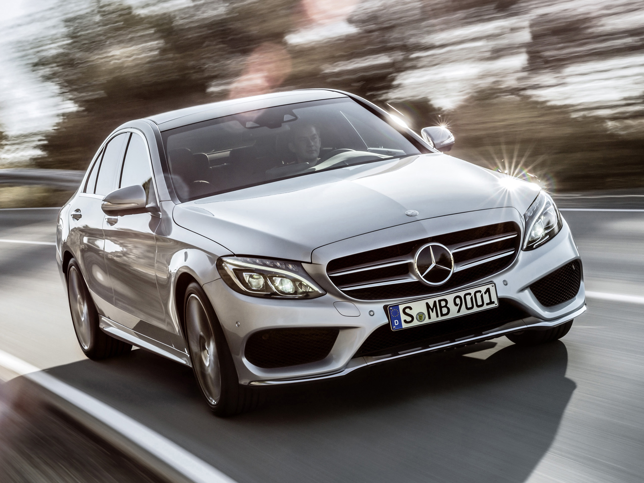 2014, Mercedes, Benz, C250, Amg, Line,  w205 , Luxury Wallpaper
