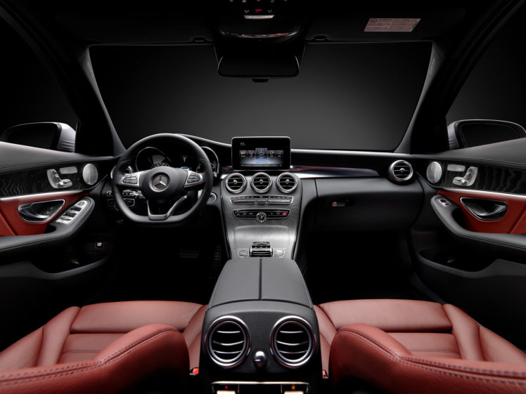 2014, Mercedes, Benz, C250, Amg, Line,  w205 , Luxury, Interior HD Wallpaper Desktop Background