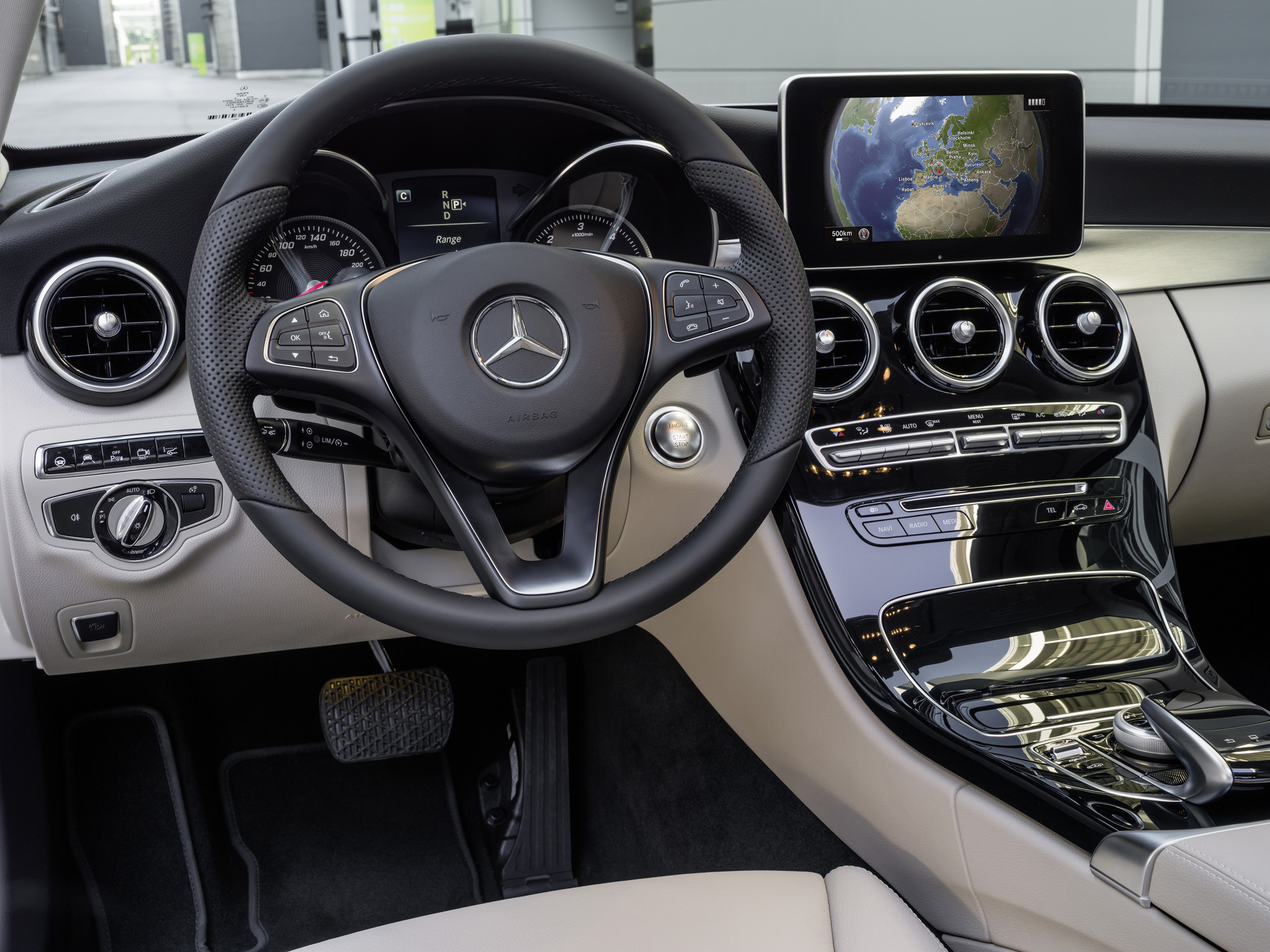 2014, Mercedes, Benz, C250, Bluetec, w205 , Luxury, Interior Wallpapers ...