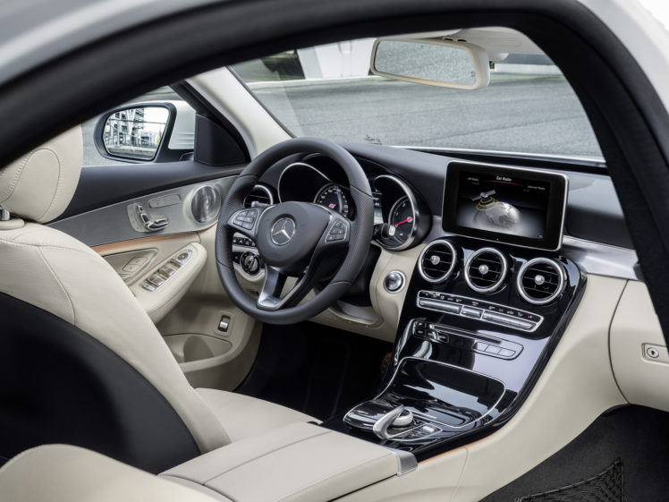 2014, Mercedes, Benz, C250, Bluetec,  w205 , Luxury, Interior HD Wallpaper Desktop Background