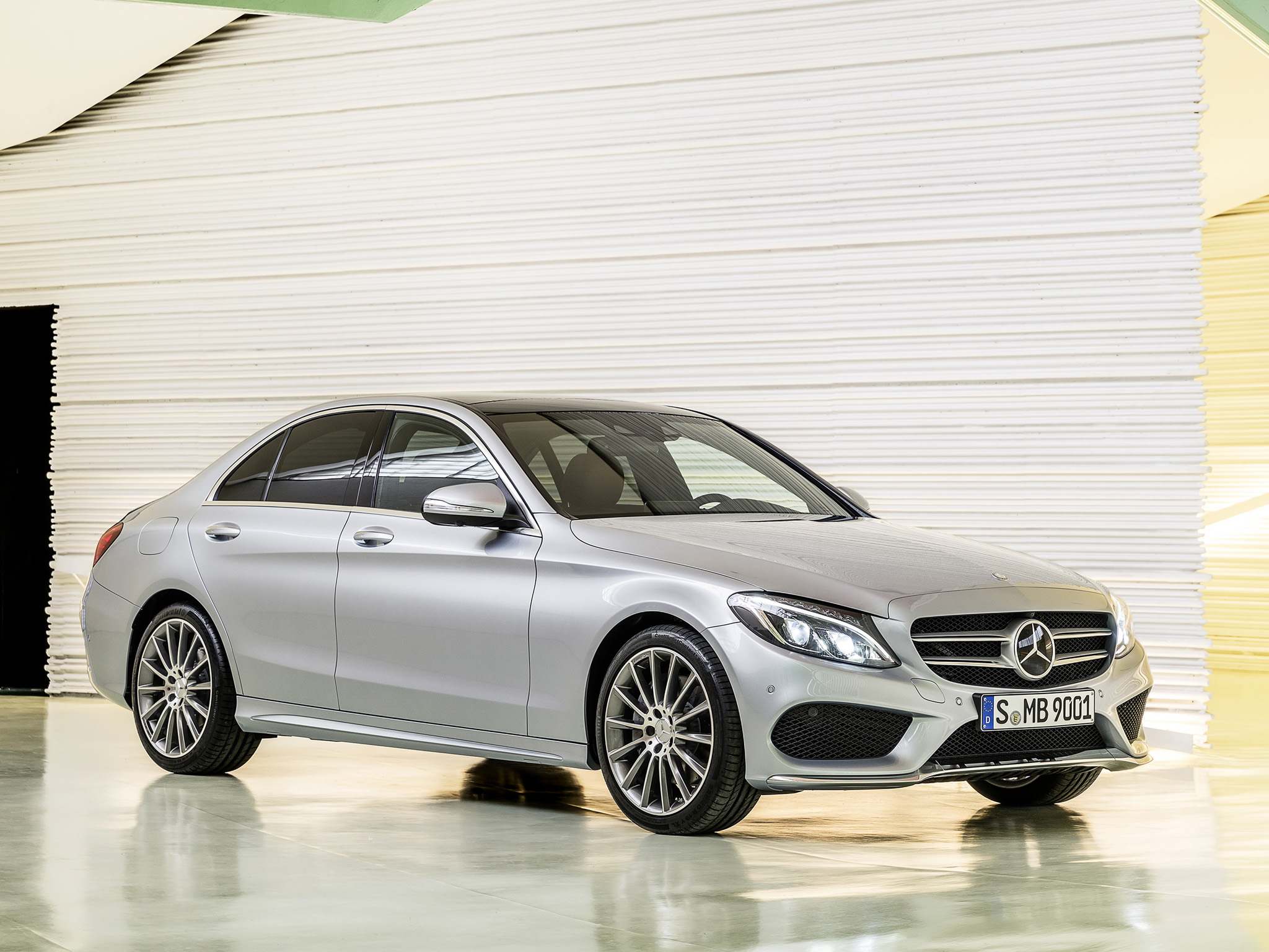 2014, Mercedes, Benz, C250, Amg, Line,  w205 , Luxury Wallpaper