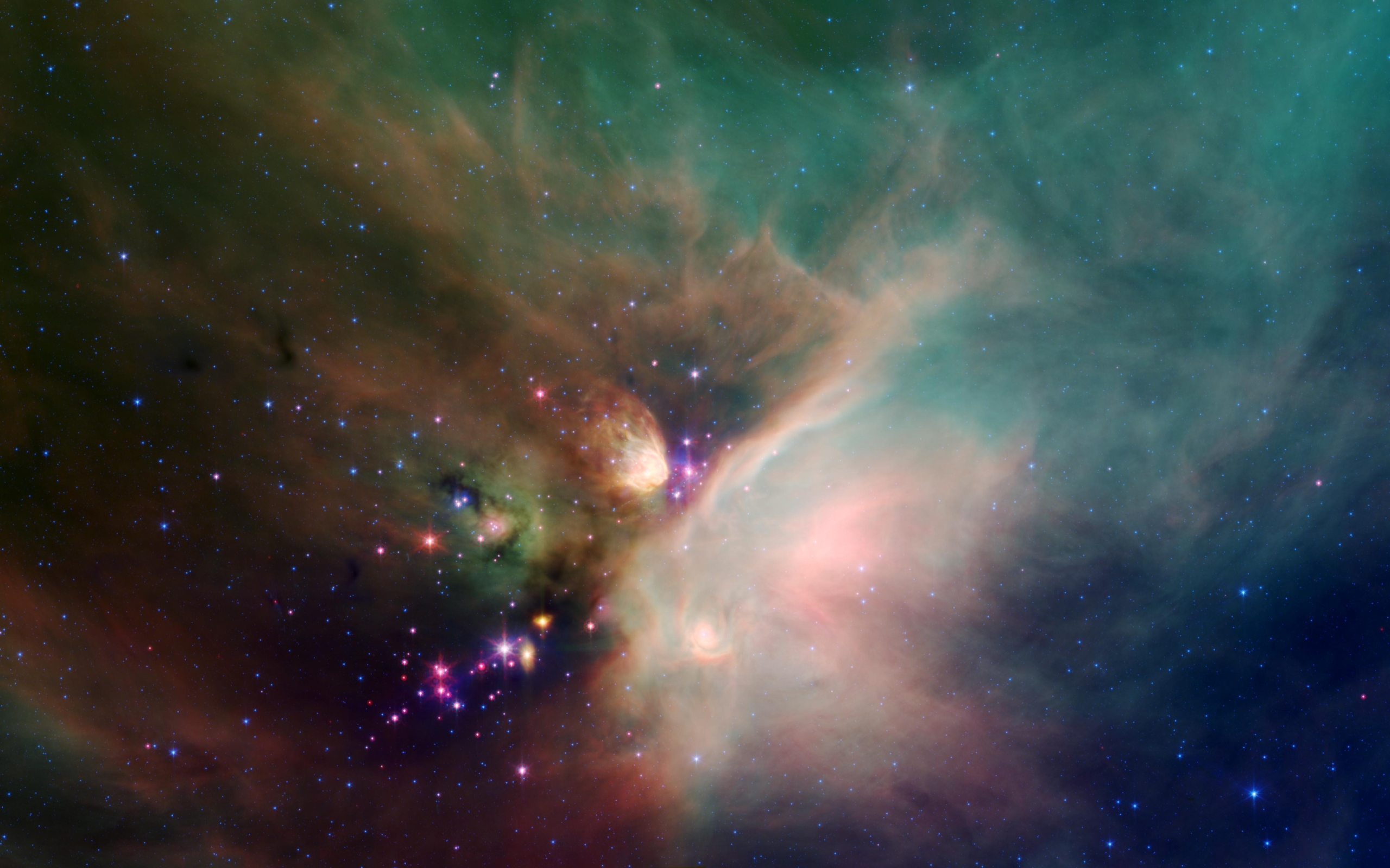 young, Stars, In, The, Rho, Ophiuchi, Cloud Wallpaper