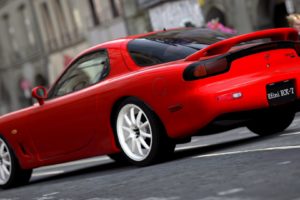 video, Games, Cars, Mazda, Red, Cars, Rx 7, Gran, Turismo, 5, Playstation