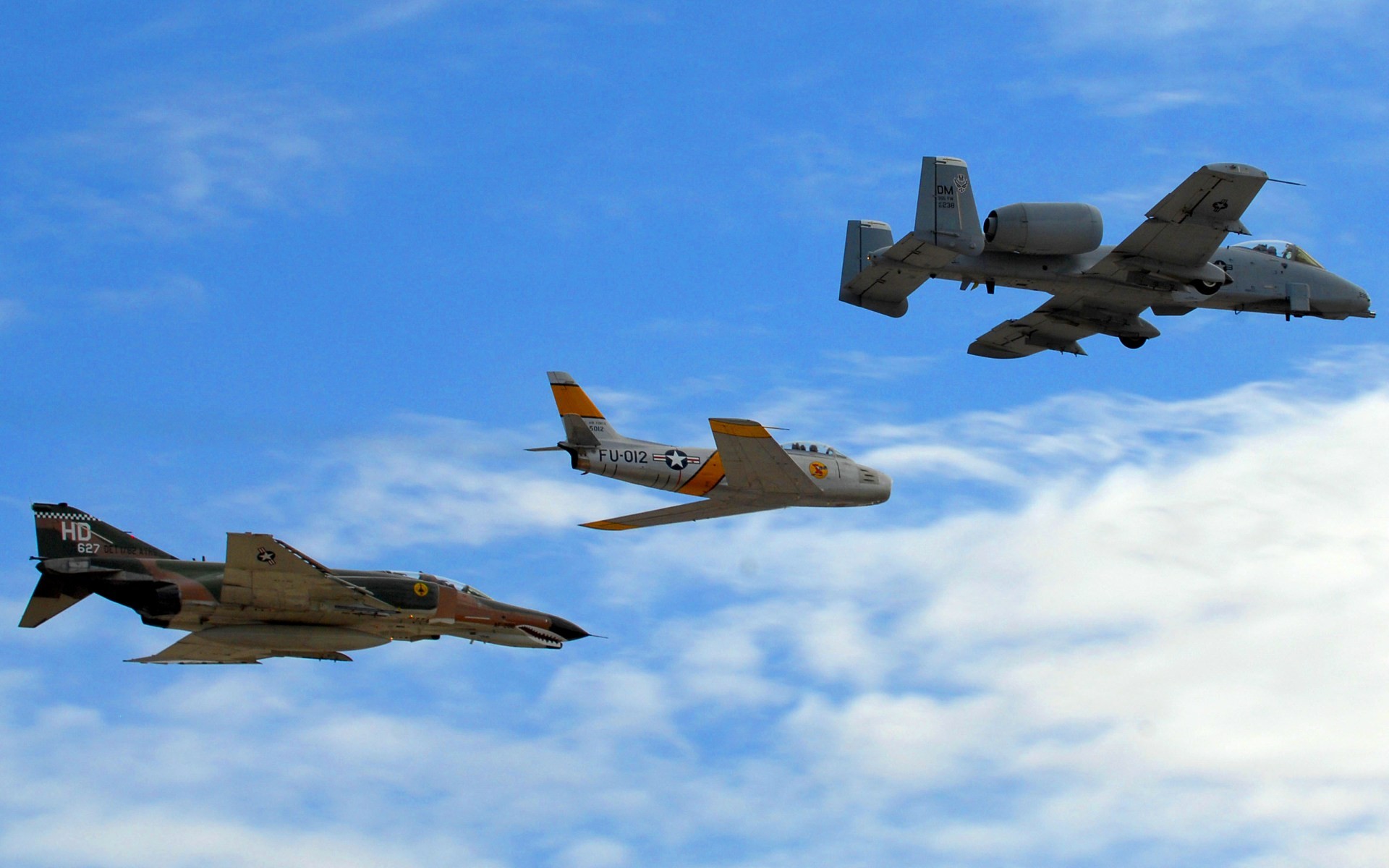 aircraft, A 10, Thunderbolt, Ii, F 4, Phantom Wallpaper