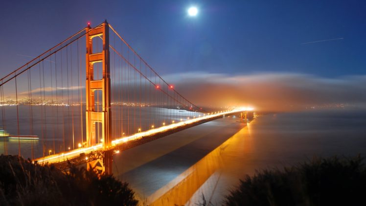 landscapes, Cityscapes, Bridges, Golden, Gate, Bridge, San, Francisco, Rivers HD Wallpaper Desktop Background