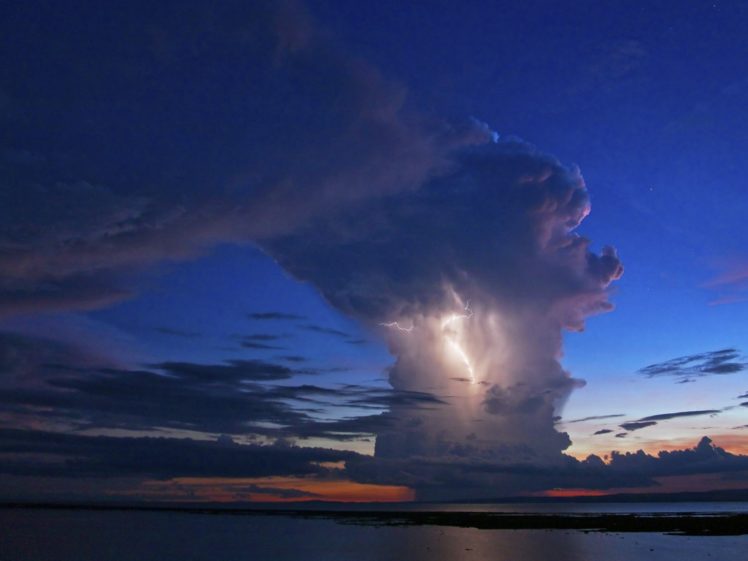 nature, Storm, Evening, Kenya HD Wallpaper Desktop Background