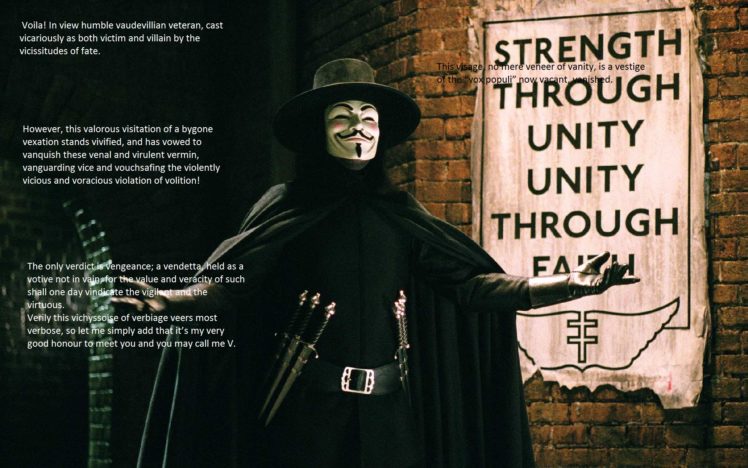 v, For, Vendetta HD Wallpaper Desktop Background