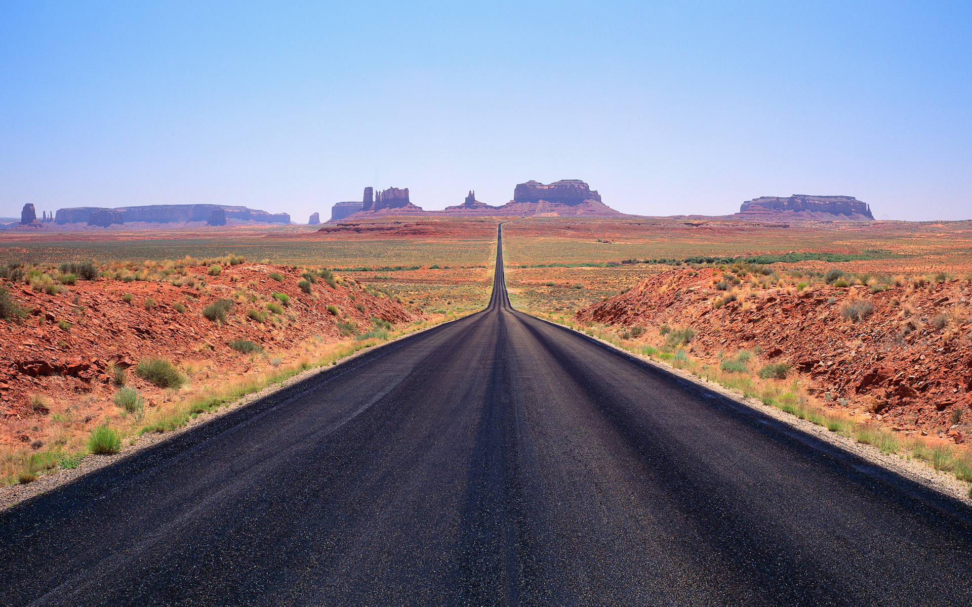 landscapes, Deserts, Roads Wallpaper