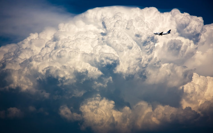 clouds, Aircraft, Cumulonimbus, Airbus, A300, Airbus, A320 HD Wallpaper Desktop Background