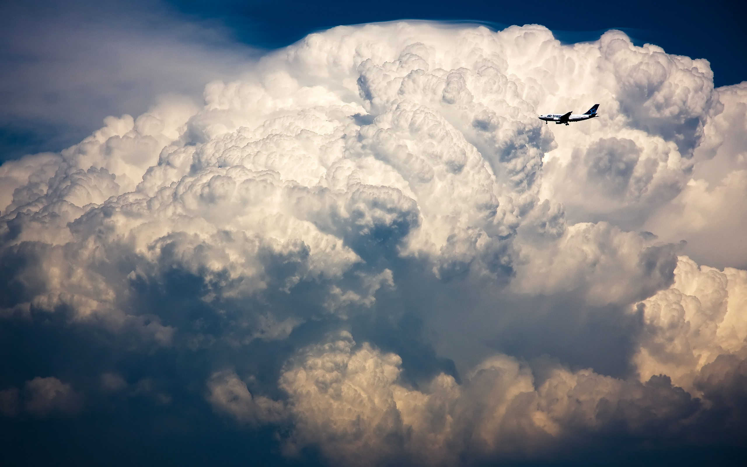 clouds, Aircraft, Cumulonimbus, Airbus, A300, Airbus, A320 Wallpaper