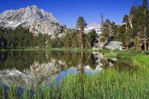 nature, California, Lakes, Reflections, Sierra