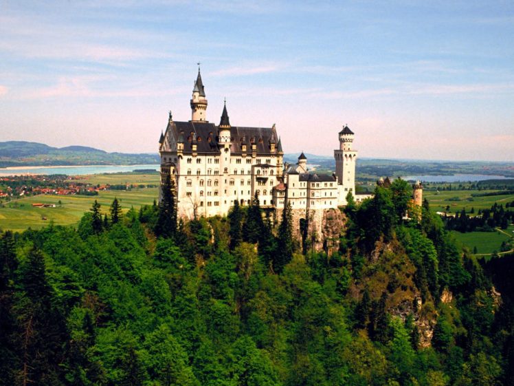 germany, Valleys, Jewel, Neuschwanstein, Castle HD Wallpaper Desktop Background
