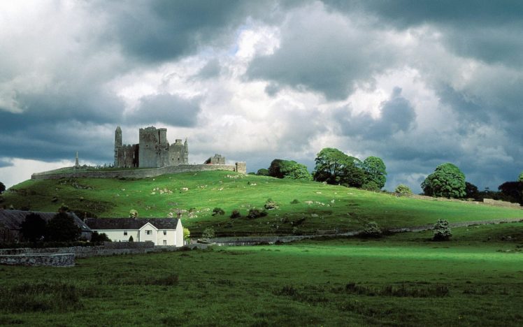 landscapes, Architecture, Ireland, Rock, Of, Cashel HD Wallpaper Desktop Background