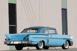 1958, Chevrolet, Bel, Air, Impala, 348, Super, Turbo thrust, Tri power, Convertible, Retro