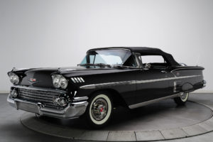 1958, Chevrolet, Bel, Air, Impala, 348, Super, Turbo thrust, Tri power, Convertible, Retro