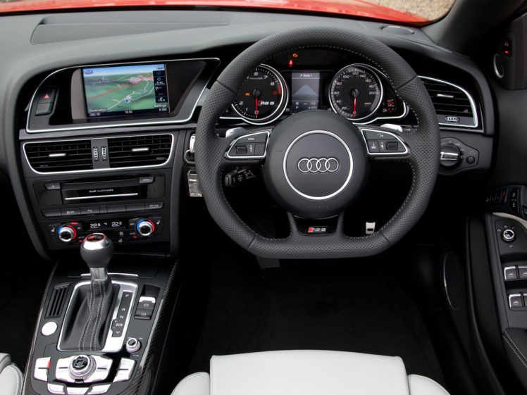 2013, Audi, Rs5, Cabriolet, Uk spec, Interior HD Wallpaper Desktop Background