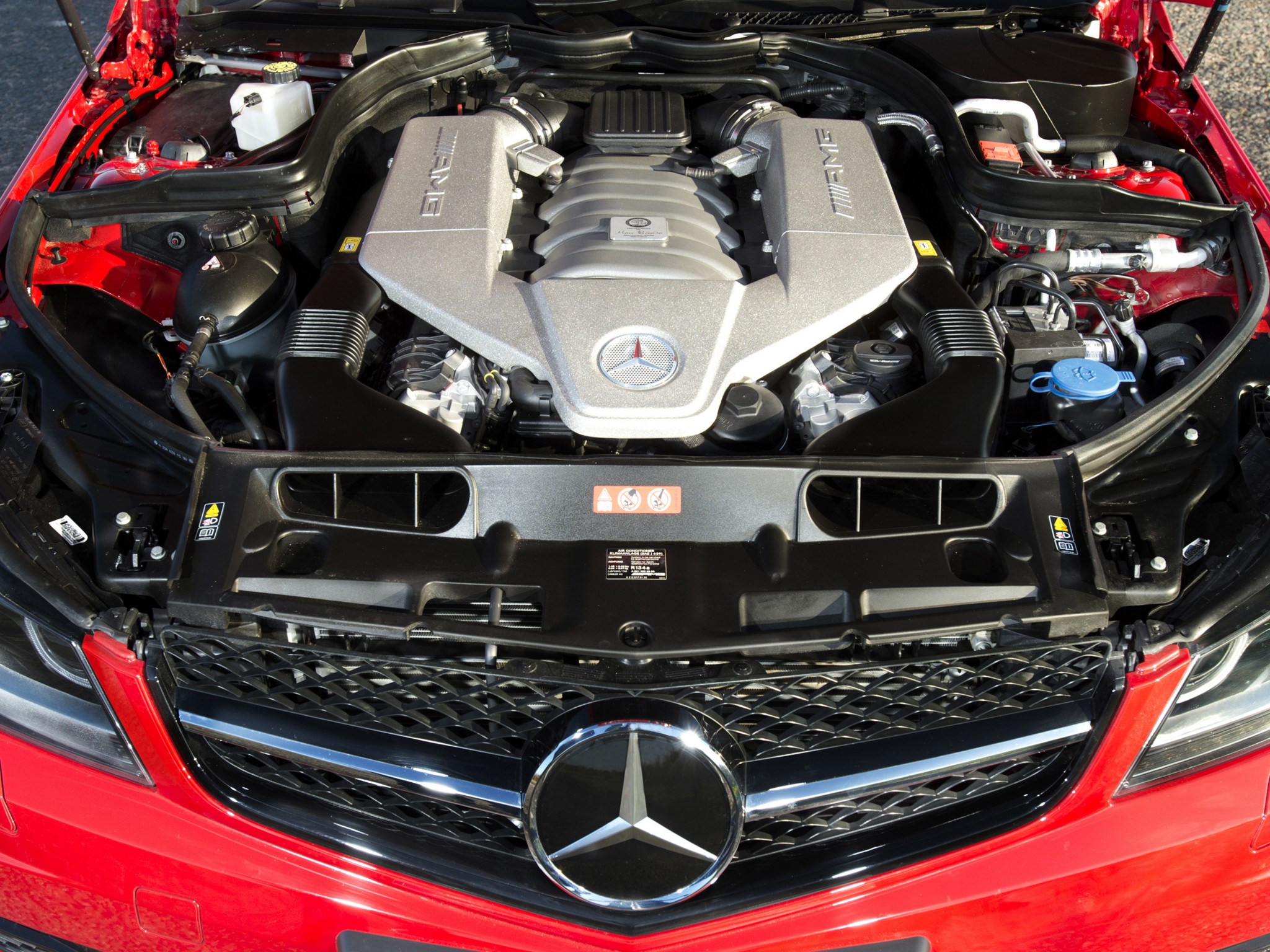 2013, Mercedes, Benz, C63, Amg, Edition 507, Uk spec,  w204 , Engine Wallpaper