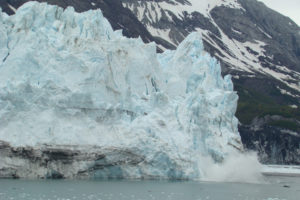 glacier, Calving, Winter, Ice, Snow