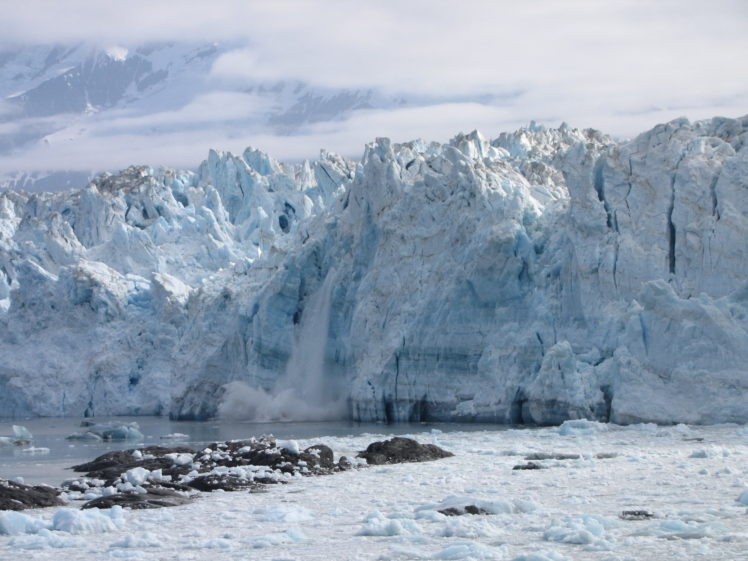 glacier, Calving, Winter, Ice, Snow HD Wallpaper Desktop Background