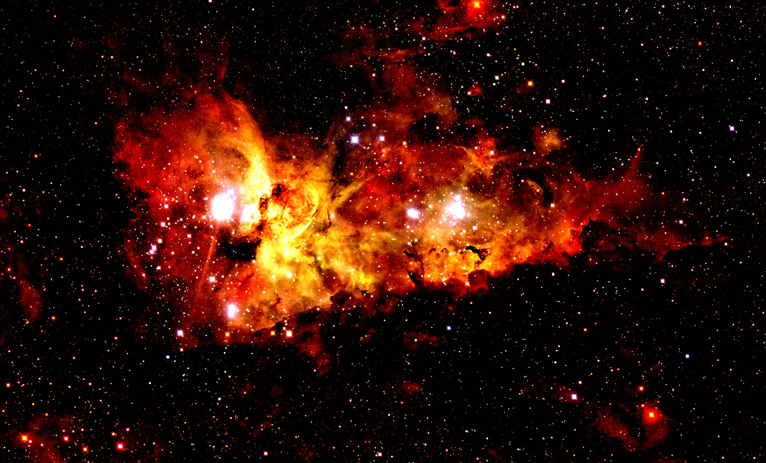 nebula, Stars, Eb Wallpaper