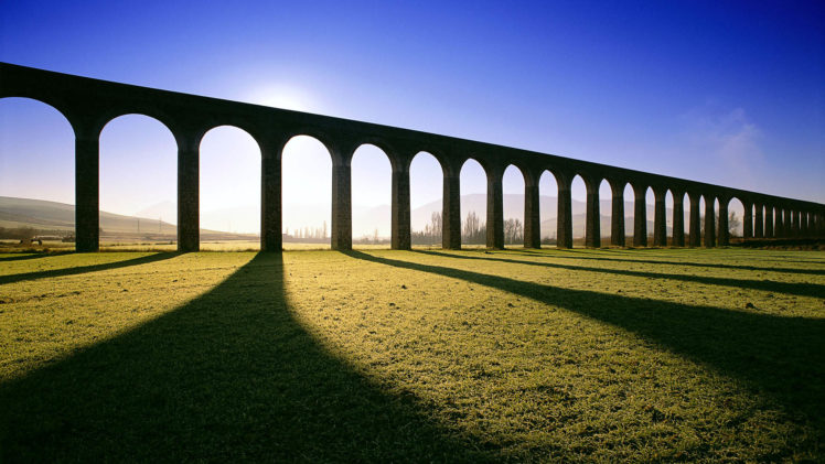 landscapes, Aqueduct HD Wallpaper Desktop Background