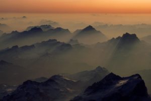 mountains, Landscapes, Nature, Austria, Fog, Mist, Peaks, Alps
