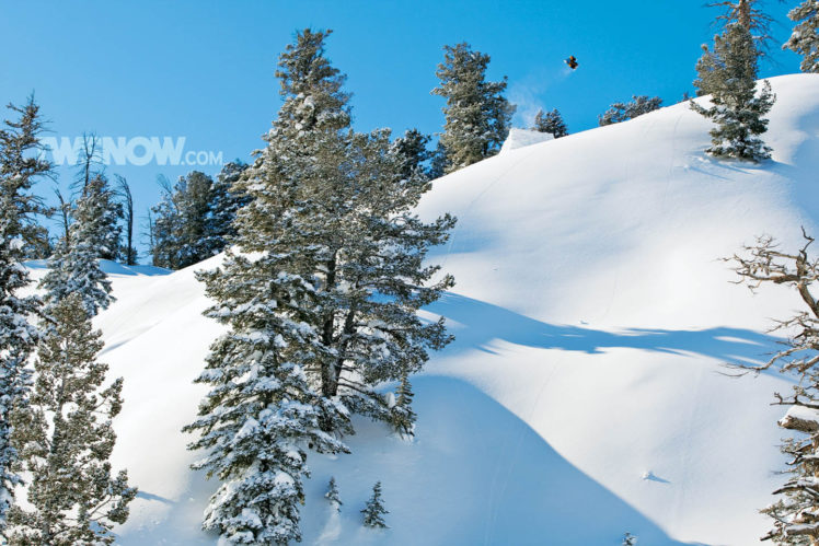 mountains, Snow, Trees, Snowboarding HD Wallpaper Desktop Background