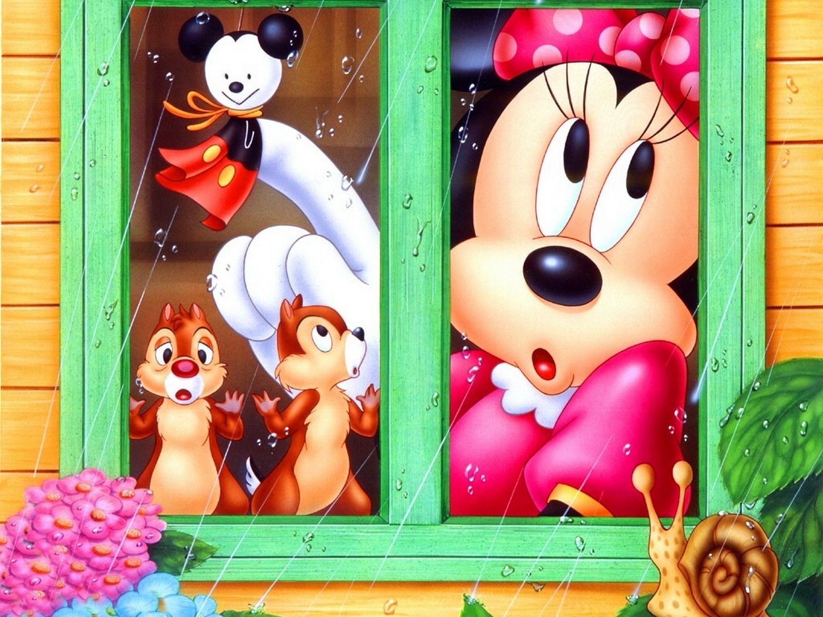 cartoons, Disney, Company, Minnie, Mouse Wallpaper