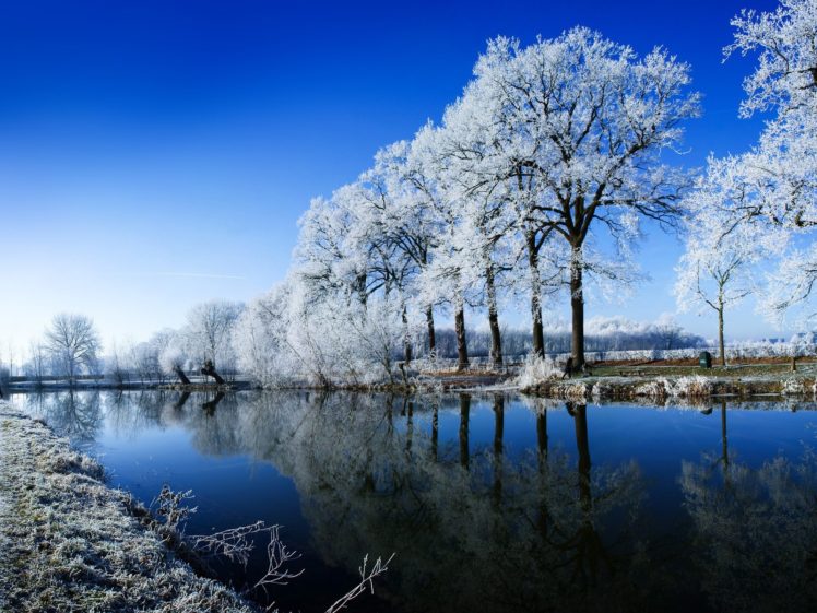 landscapes, Nature, Winter, Hdr, Photography HD Wallpaper Desktop Background