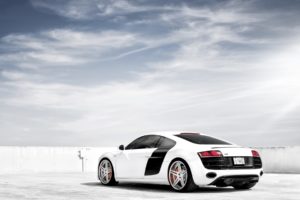 white, Cars, Audi, R8