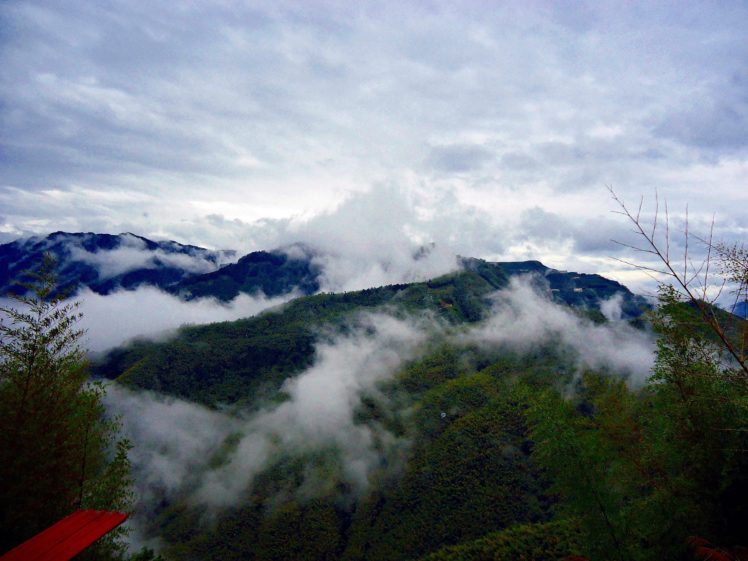 mountains, Clouds, Landscapes, Nature, Trees, Fog HD Wallpaper Desktop Background