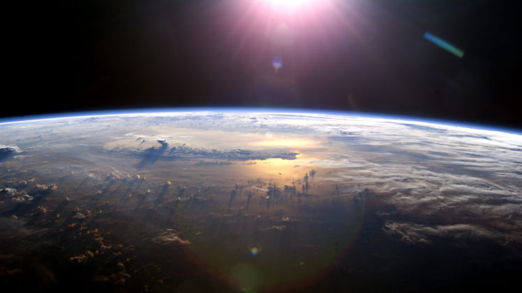 clouds, Sun, Planets, Orbit HD Wallpaper Desktop Background