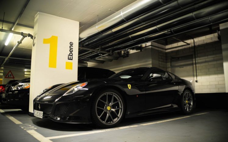 black, Cars, Ferrari, 599, Gto HD Wallpaper Desktop Background