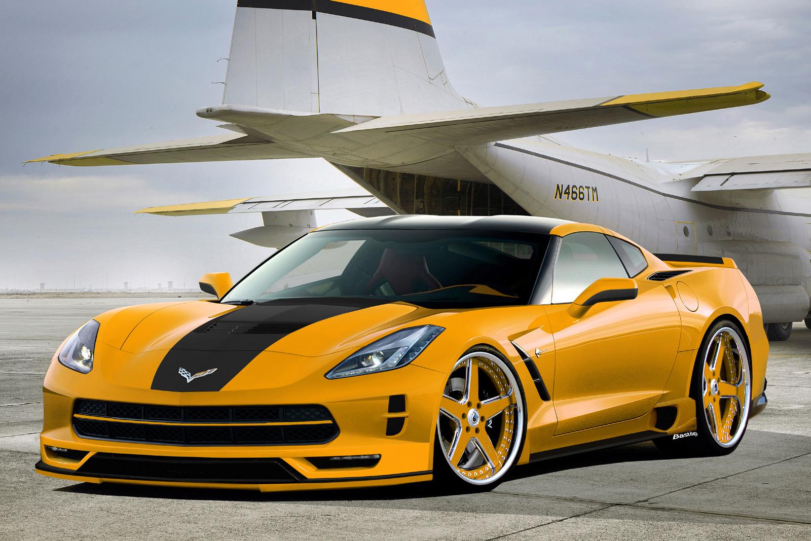 2014, Corvette, Stingray, Render Wallpaper