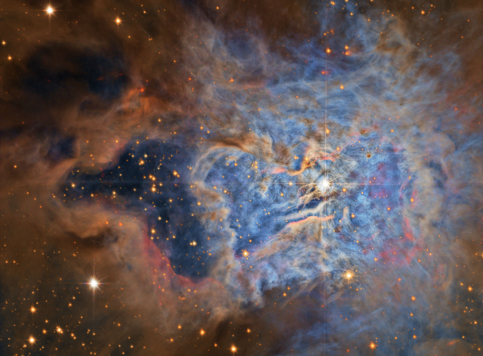 nebula, Stars, Rn Wallpaper
