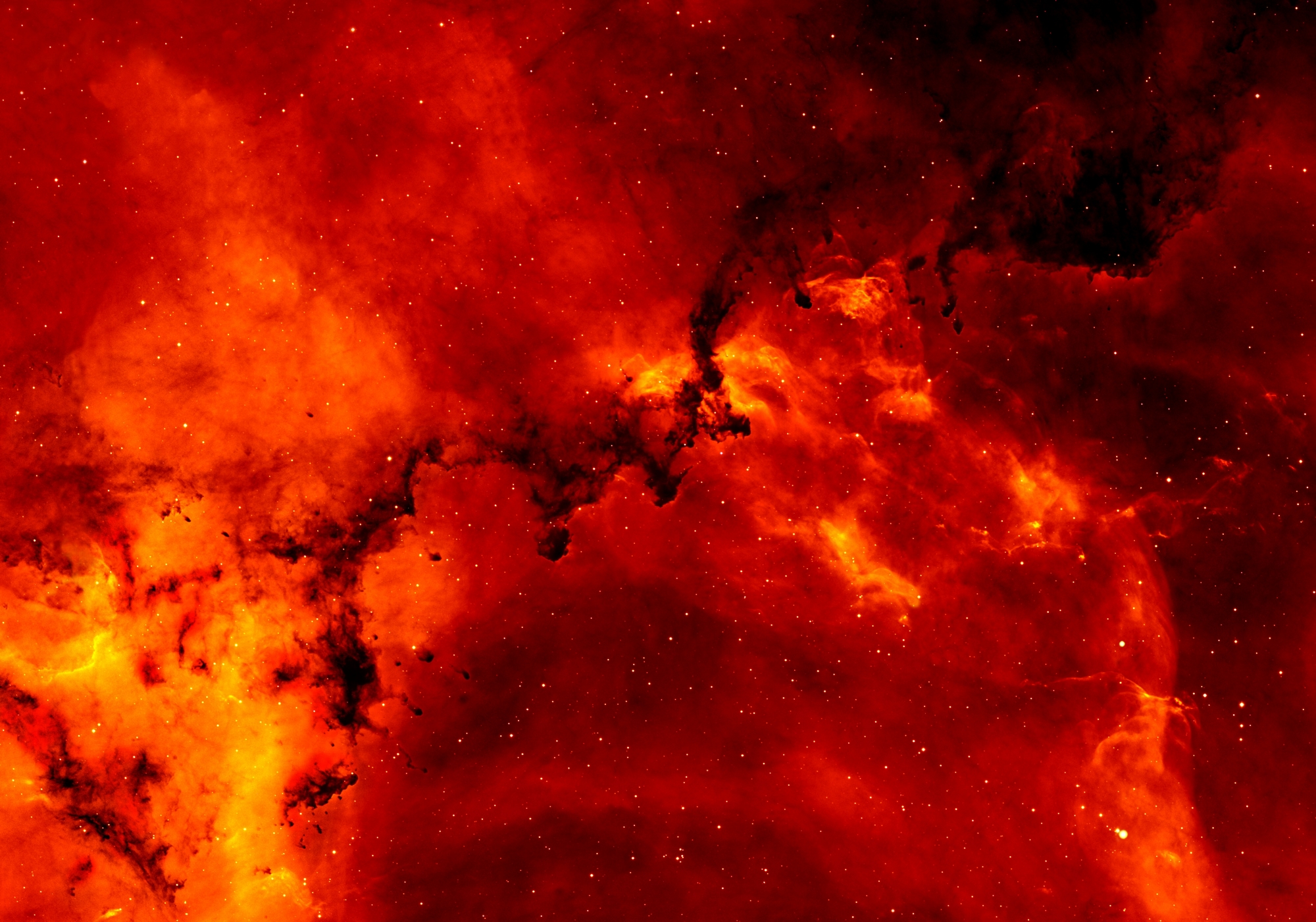 nebula, Stars, Ri Wallpaper