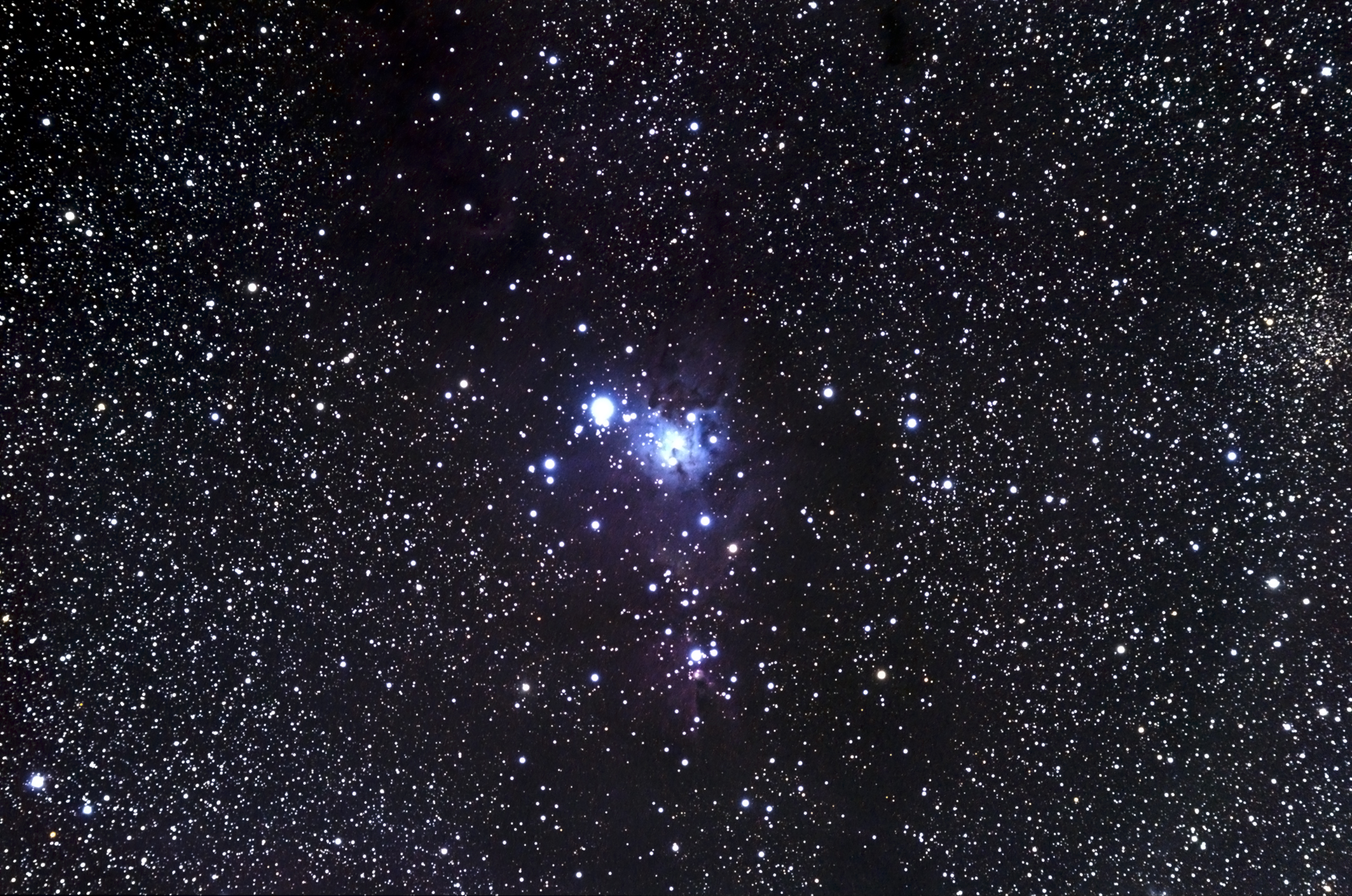 nebula, Stars, Ru Wallpaper