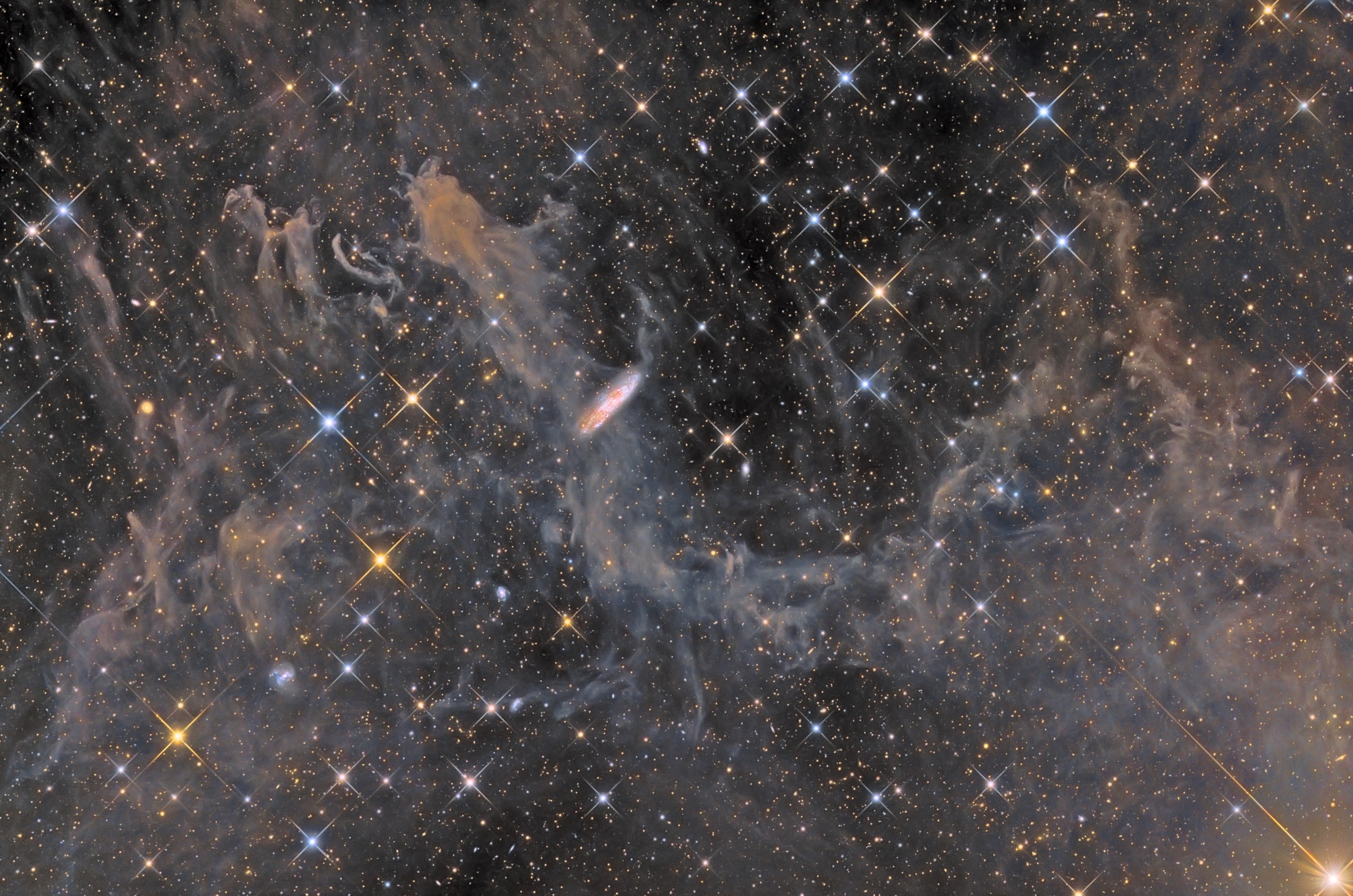 nebula, Stars, Bokeh Wallpaper