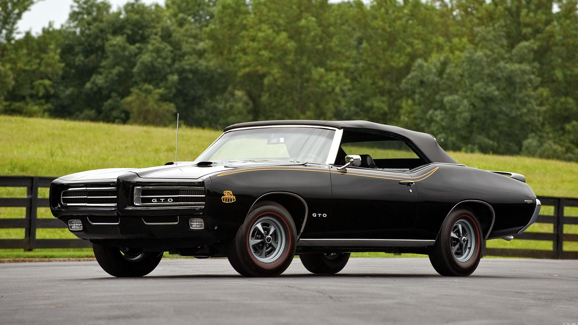 and03969, Pontiac, Gto, Convertible Wallpaper