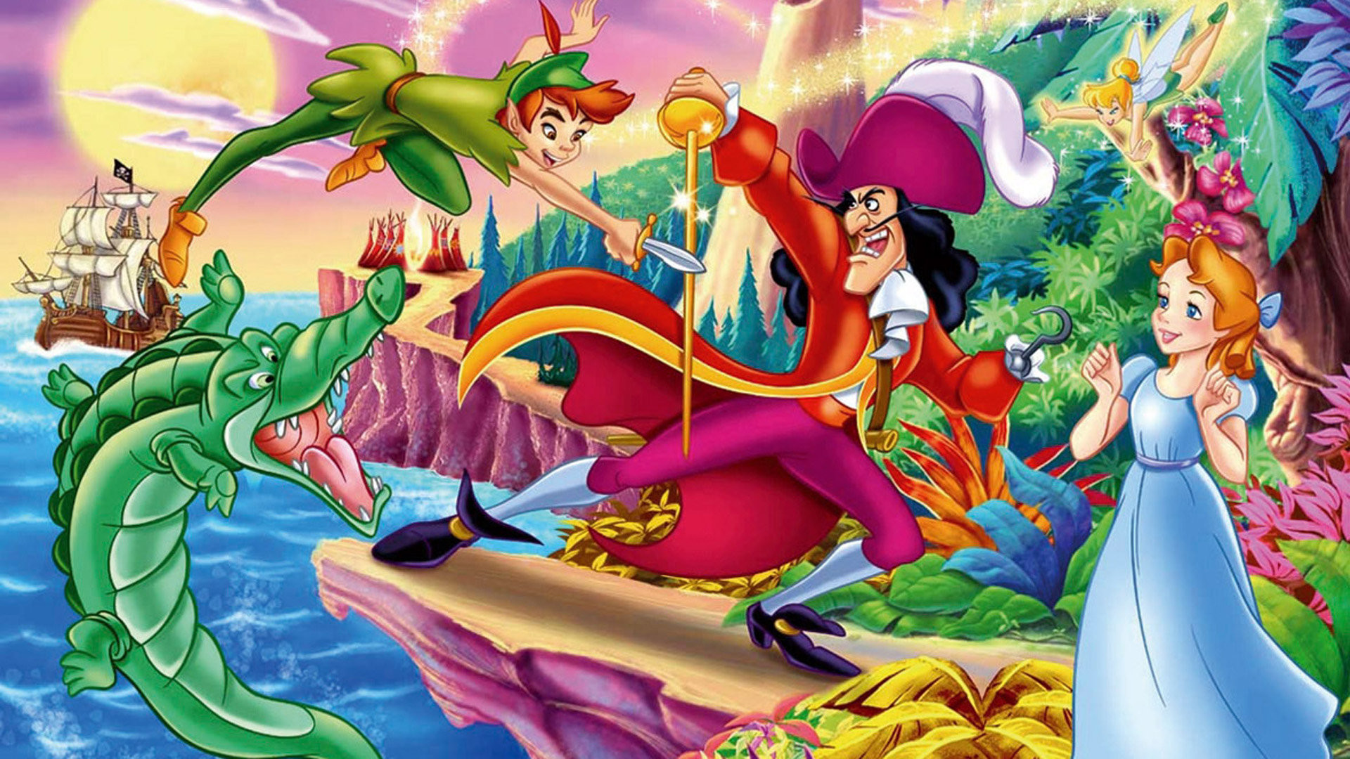 peter pan, Disney, Peter, Pan Wallpaper