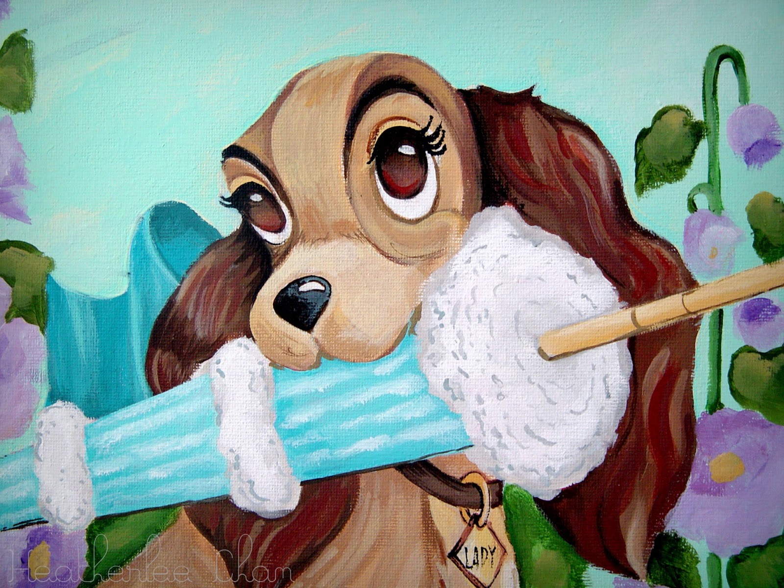 lady, And, The, Tramp, Disney Wallpaper