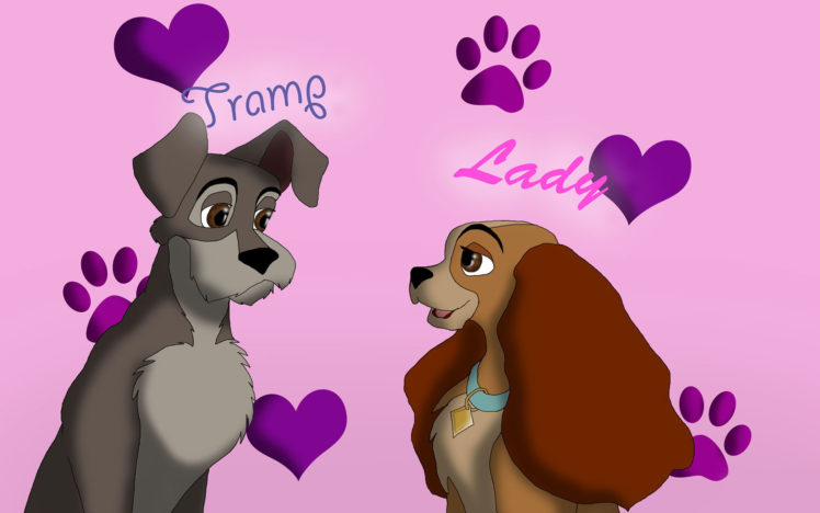 lady, And, The, Tramp, Disney HD Wallpaper Desktop Background