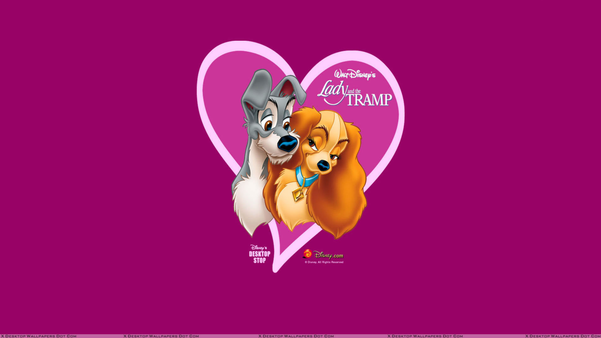 lady, And, The, Tramp, Disney, Poster, Jl Wallpaper