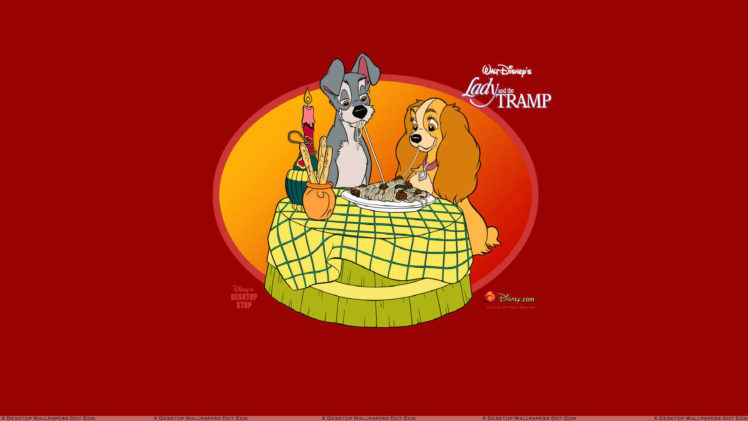 lady, And, The, Tramp, Disney, Poster, Jf HD Wallpaper Desktop Background