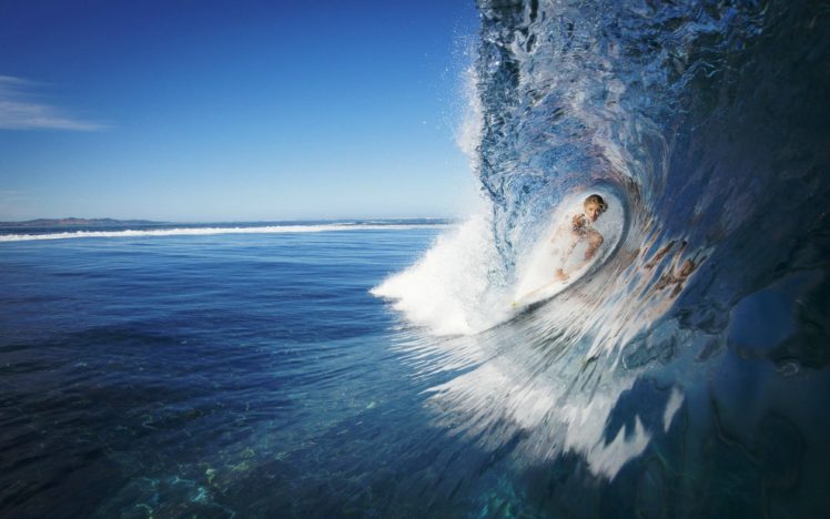 blue, Landscapes, Paper, Seas, Waves, Surfing, Surfboards HD Wallpaper Desktop Background