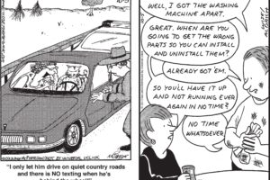 close to home, Real life adventures, Comicstrip,  70