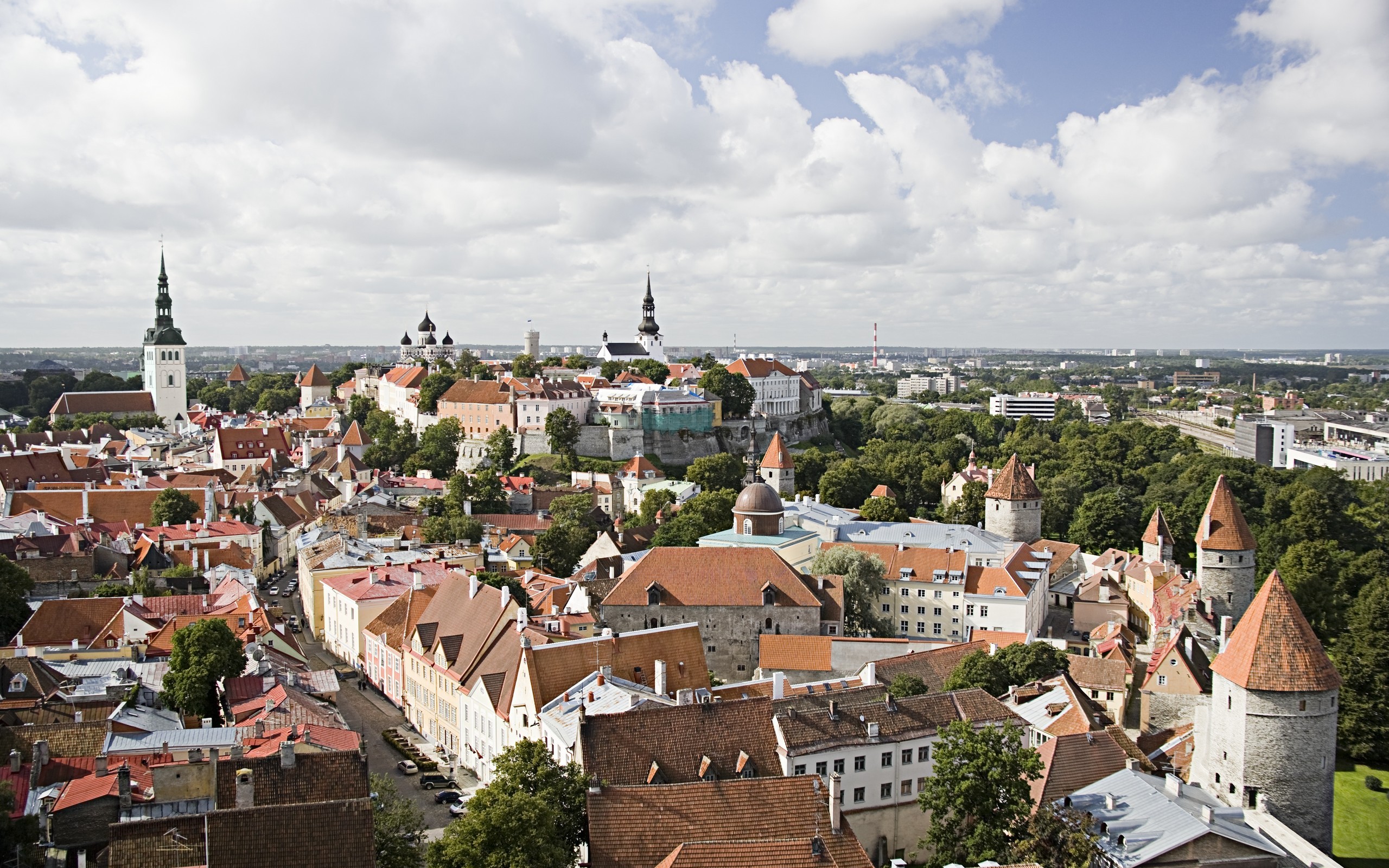 cityscapes, Architecture, Europe, Tallinn Wallpaper