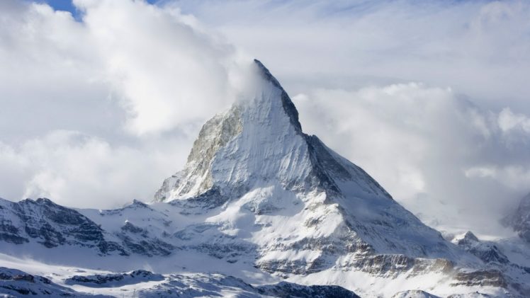 mountains, Landscapes, Snow, Matterhorn HD Wallpaper Desktop Background